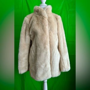 H&M Faux Fur Jacket size